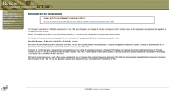 Desktop Screenshot of miareview.treasury.gov.au