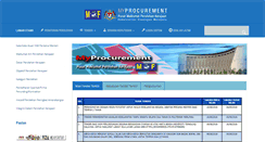 Desktop Screenshot of myprocurement.treasury.gov.my